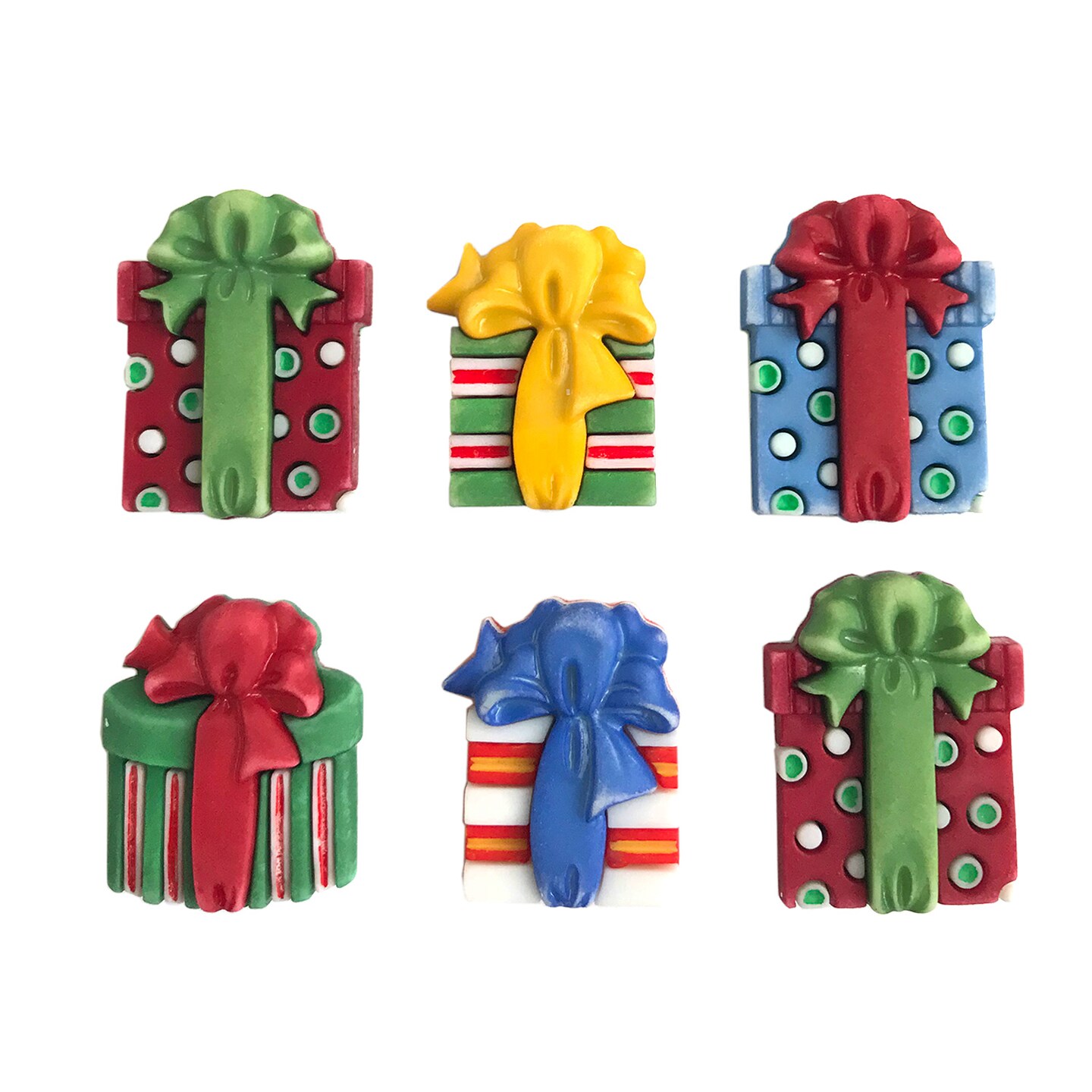 Buttons Galore Novelty Christmas Buttons for Sewing and Crafts - Christmas Presents - 18 Buttons