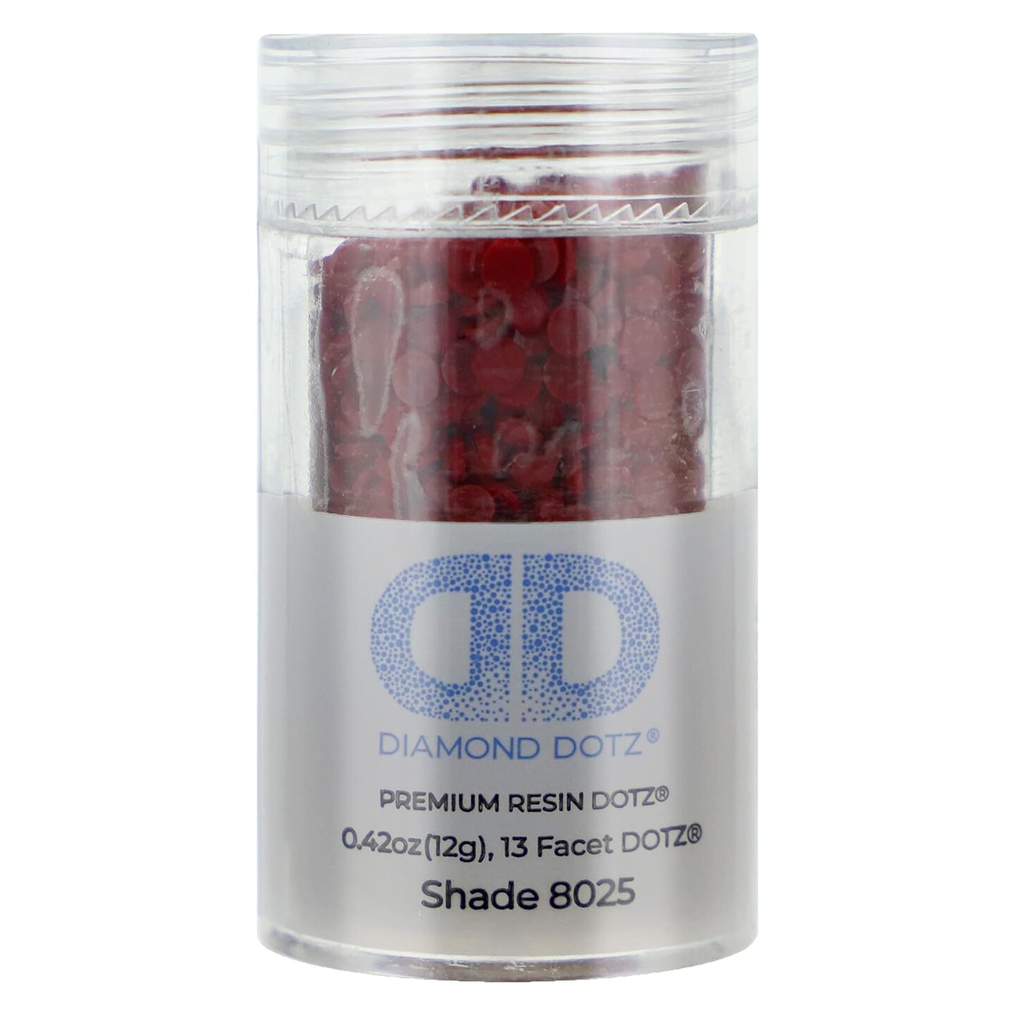 Diamond Dotz 2.8MM 12G Cylinder Ruby - Freestyle Diamond Painting Beads, Diamond Art Beads, Replacement Drills, Loose Gems for DIY Crafts and Art Projects