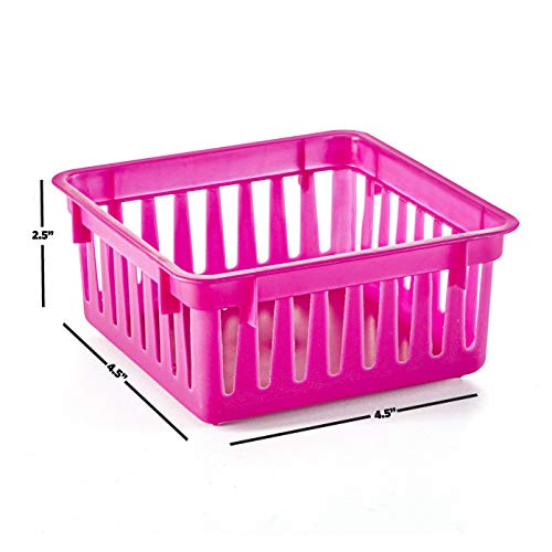 Classroom Storage Baskets Crayon and Pencill Container | Classroom Organization| Storage Basket, Shelf and Desk Organizer | For Classrooms, Office Desk, Small Desk, and Toy Storage