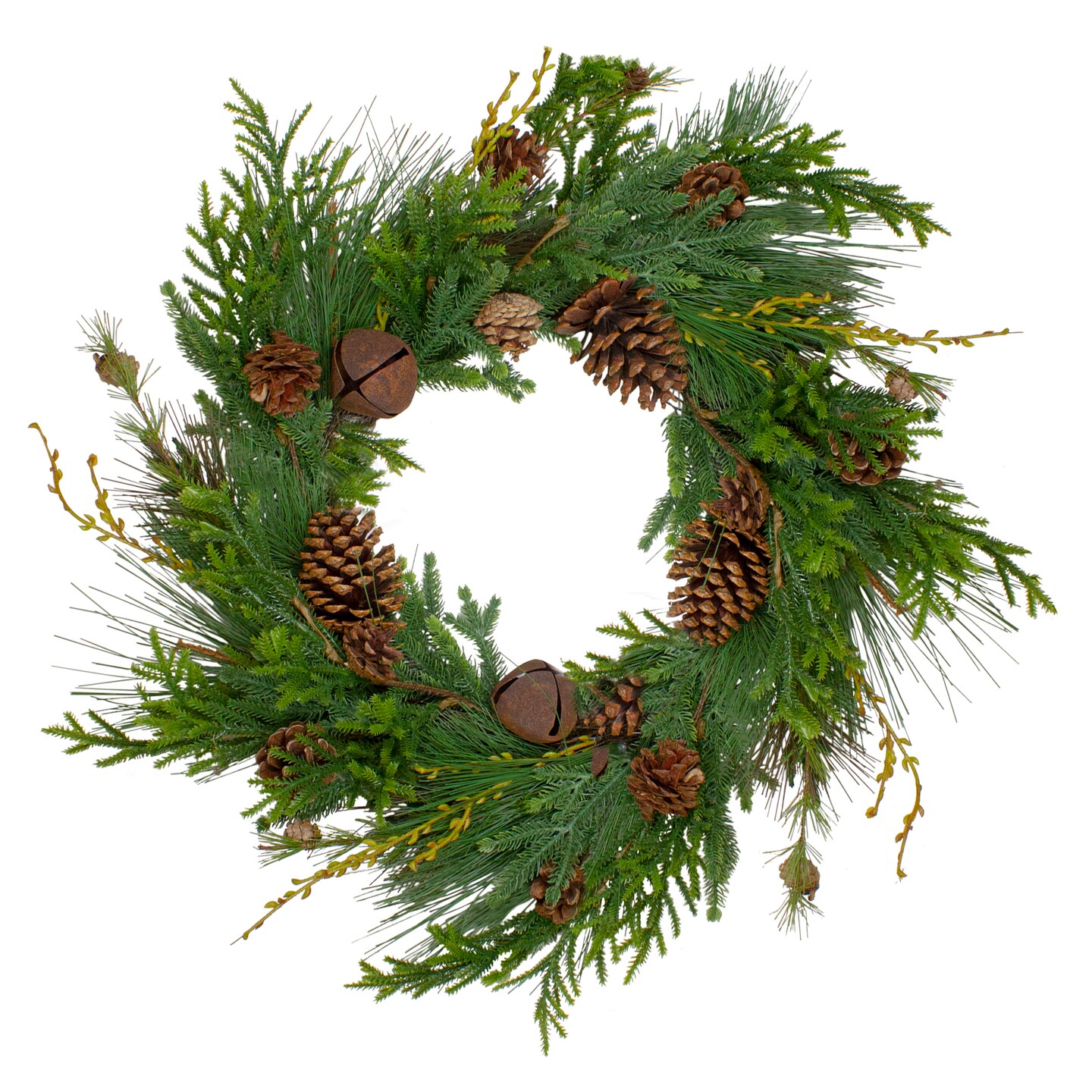 Northlight Rustic Pinecone Artificial Christmas Wreath - 26" - Unlit