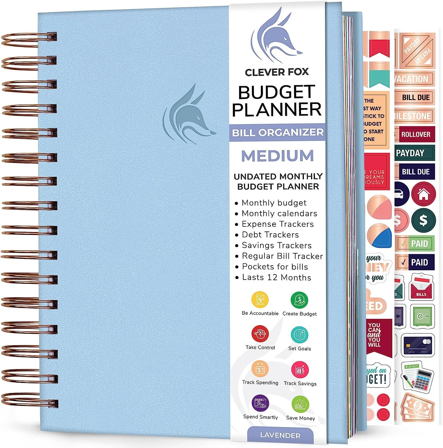 Budget Planner - Bill Organizer, Blue