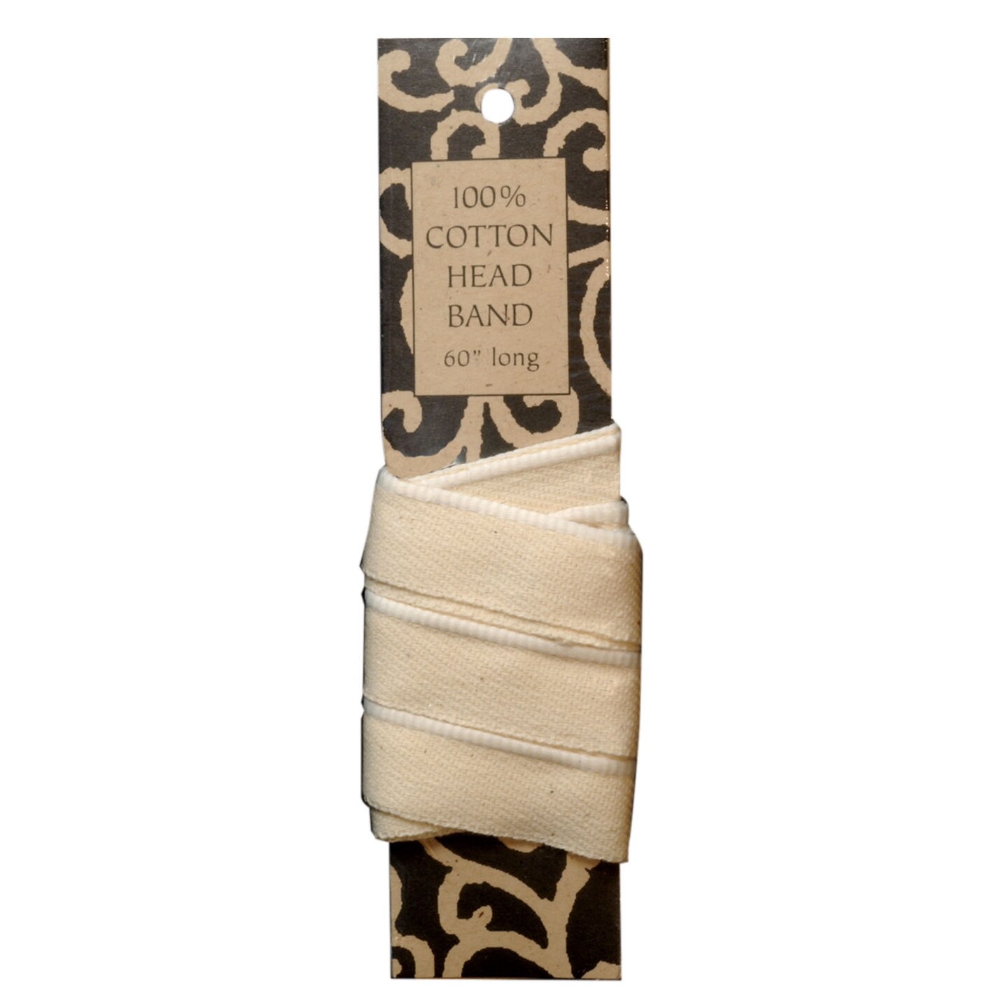 Lineco/University Products Books By Hand Cotton Head Band Material, Ivory