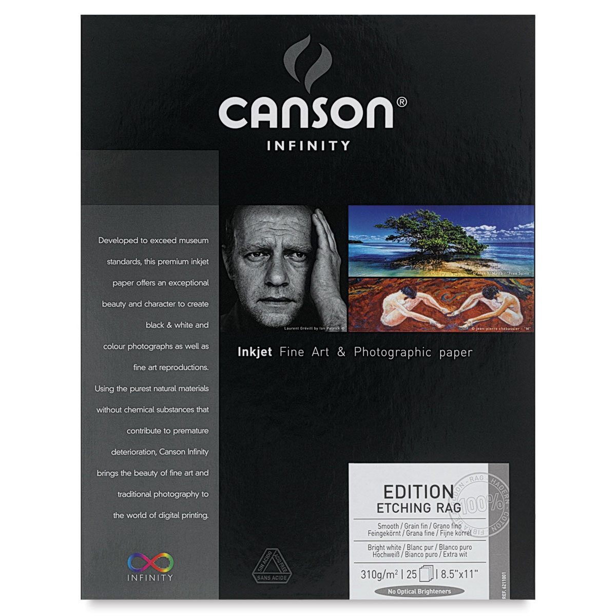 Canson Edition Etching Rags - 8-1/2&#x22; x 11&#x22;, Pkg of 25