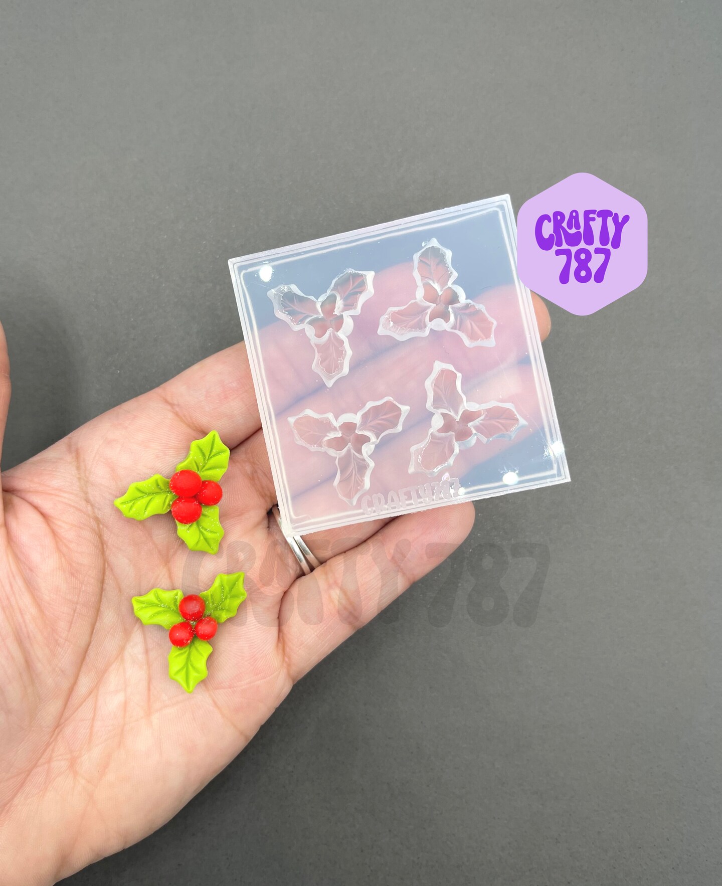 Mistletoe 3D Silicone Mold, Resin Earring Mold (A14) Michaels