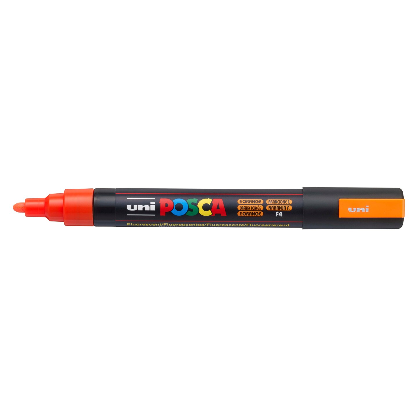 POSCA Paint Marker, PC-5M Medium Bullet, Fluorescent Orange