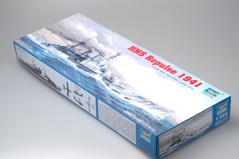 Trumpeter  1/350 Trumpeter 1/350 Scale HMS Repulse WWII British Battle Cruiser (1941) Plastic Model