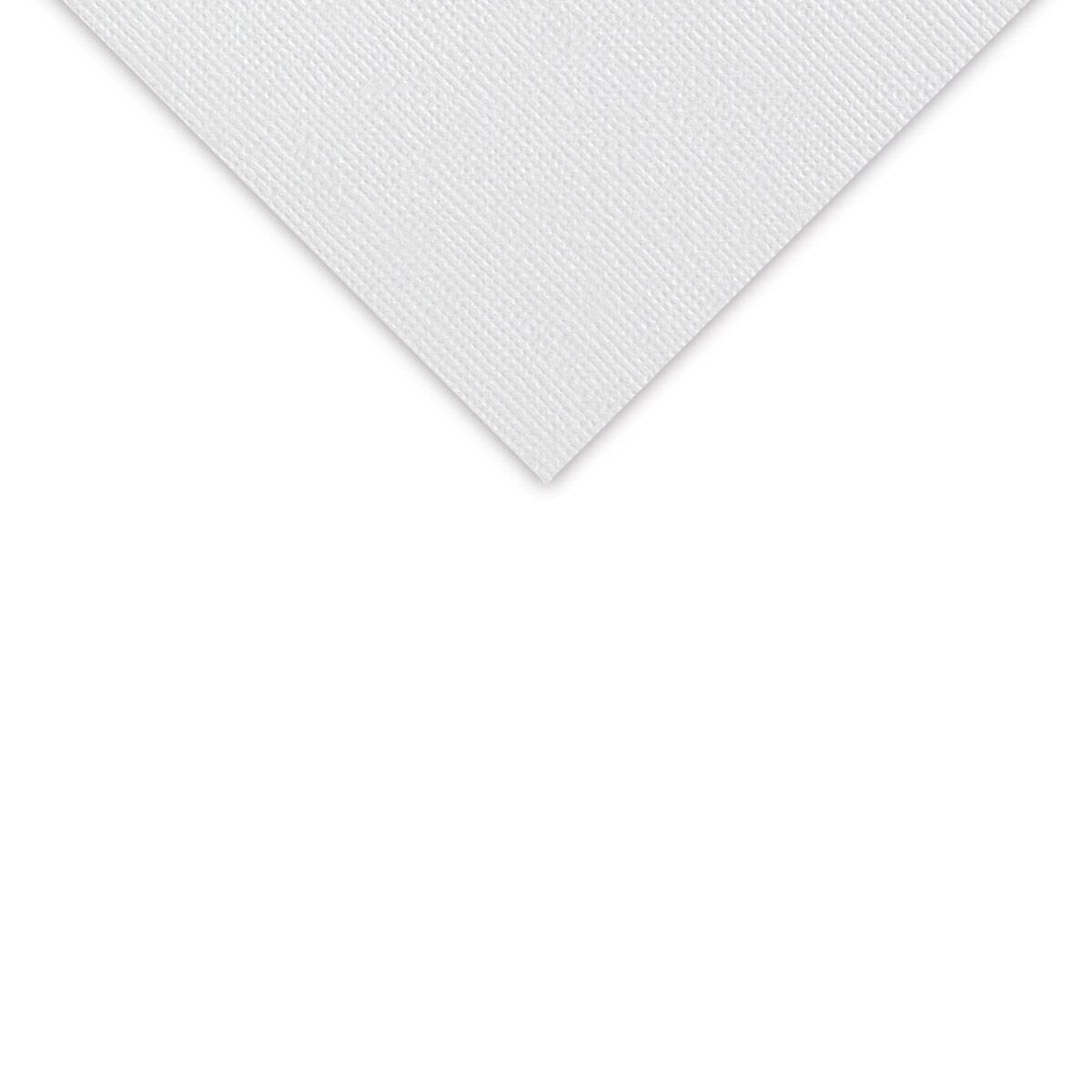 American Crafts Textured Cardstock Pack - 12" x 12", White, 25 Sheets