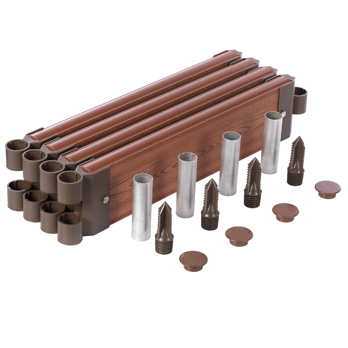 Classic Traditional Durable Wood- Look Raised Outdoor Garden Bed Flower Planter Box