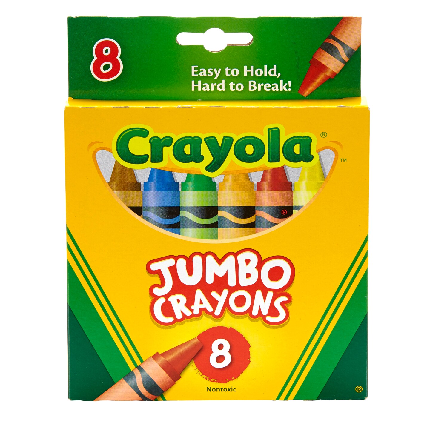 Crayola Jumbo Crayon Set, 8-Colors