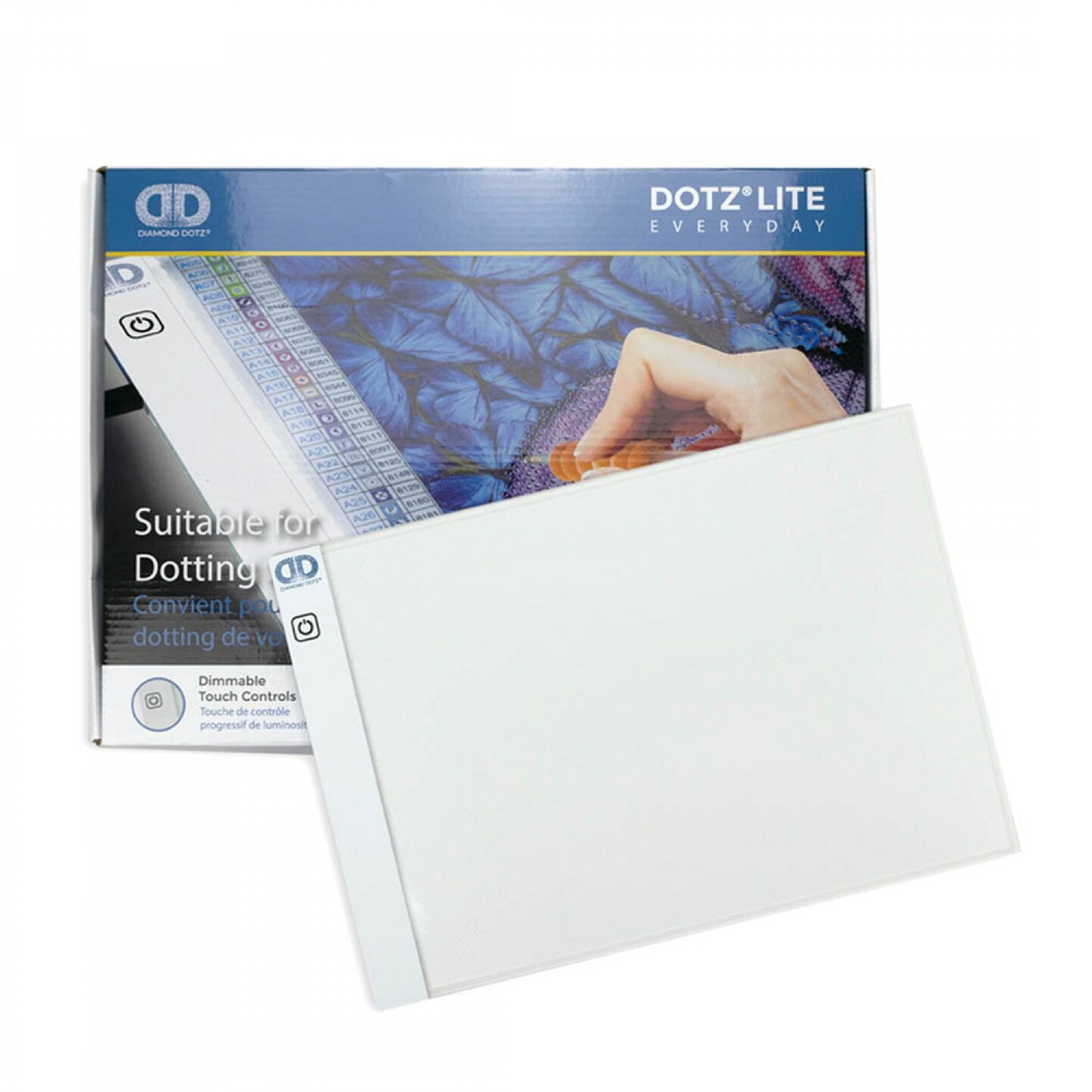Diamond Dotz Dotzlite Everyday Light-Up Tracing Pad - Light Board for Dotting, Drawing, Crafts, LED Table for Artists, Portable Light Box for Tracing
