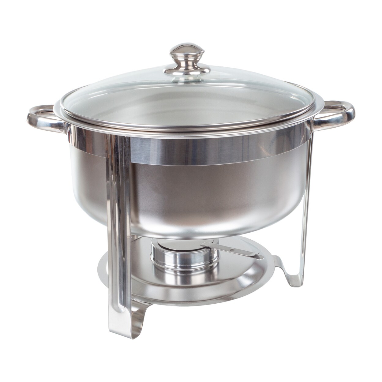 Classic Cuisine Round 7.5 QT Chafing Dish Buffet Set Food Warmers for Parties Stainless Steel