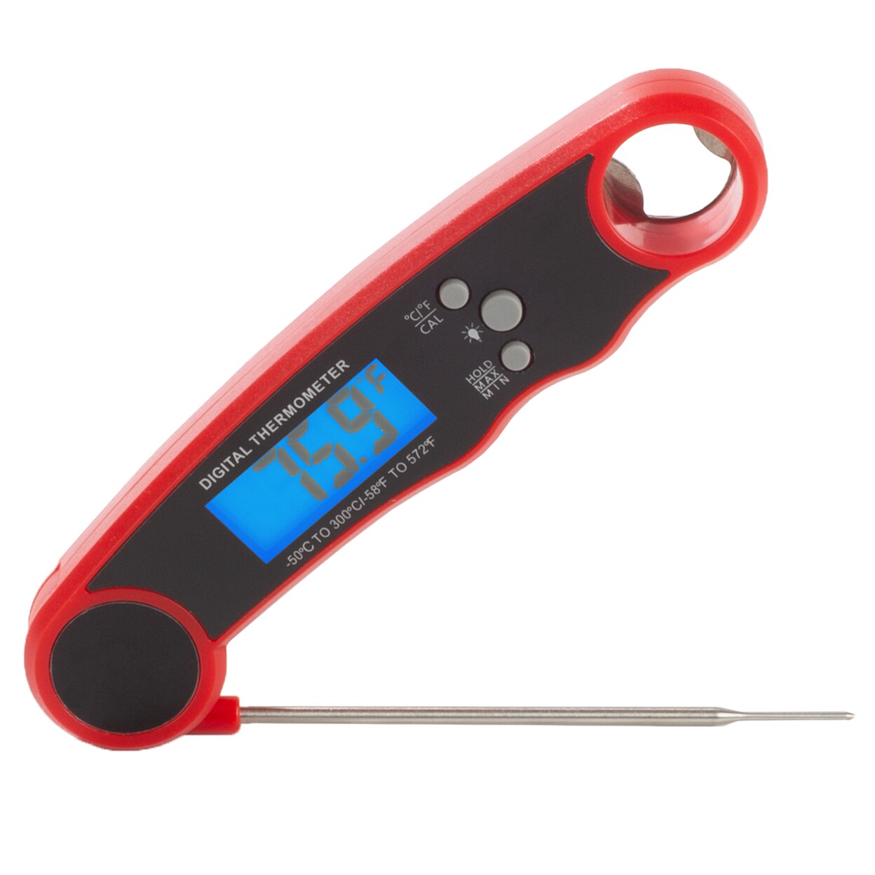 Home-Complete Instant Read Food Meat Thermometer Digital Magnetic Back