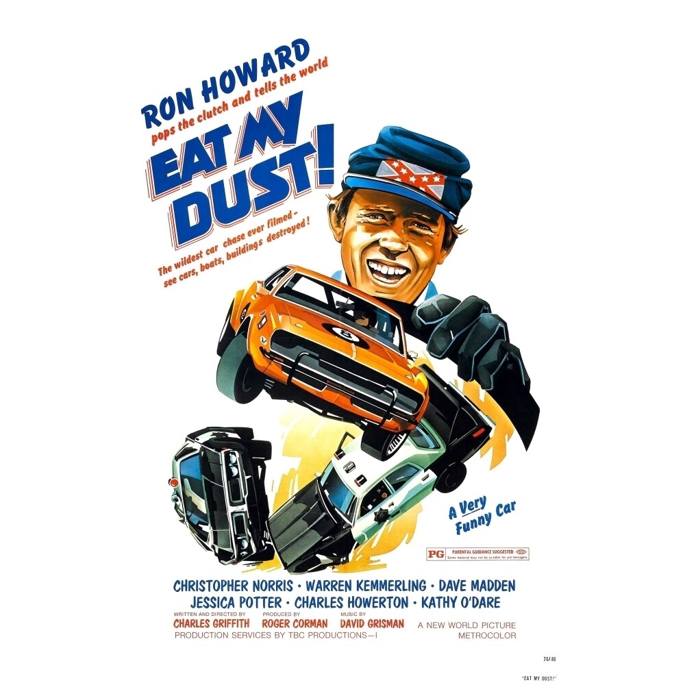 Posterazzi Eat My Dust Ron Howard 1976 Movie Poster Masterprint