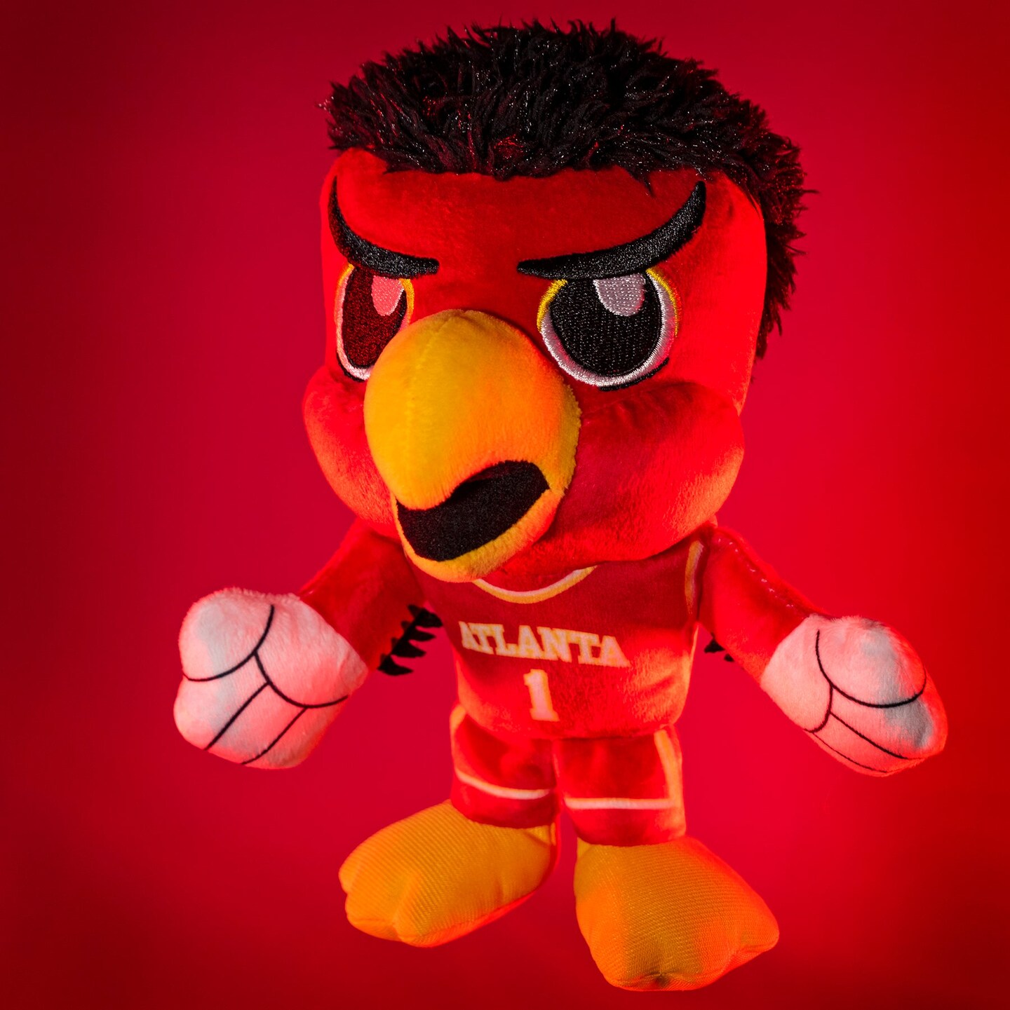 Bleacher Creatures Atlanta Hawks Harry the Hawk Mascot 8" Kuricha Sitting Plush
