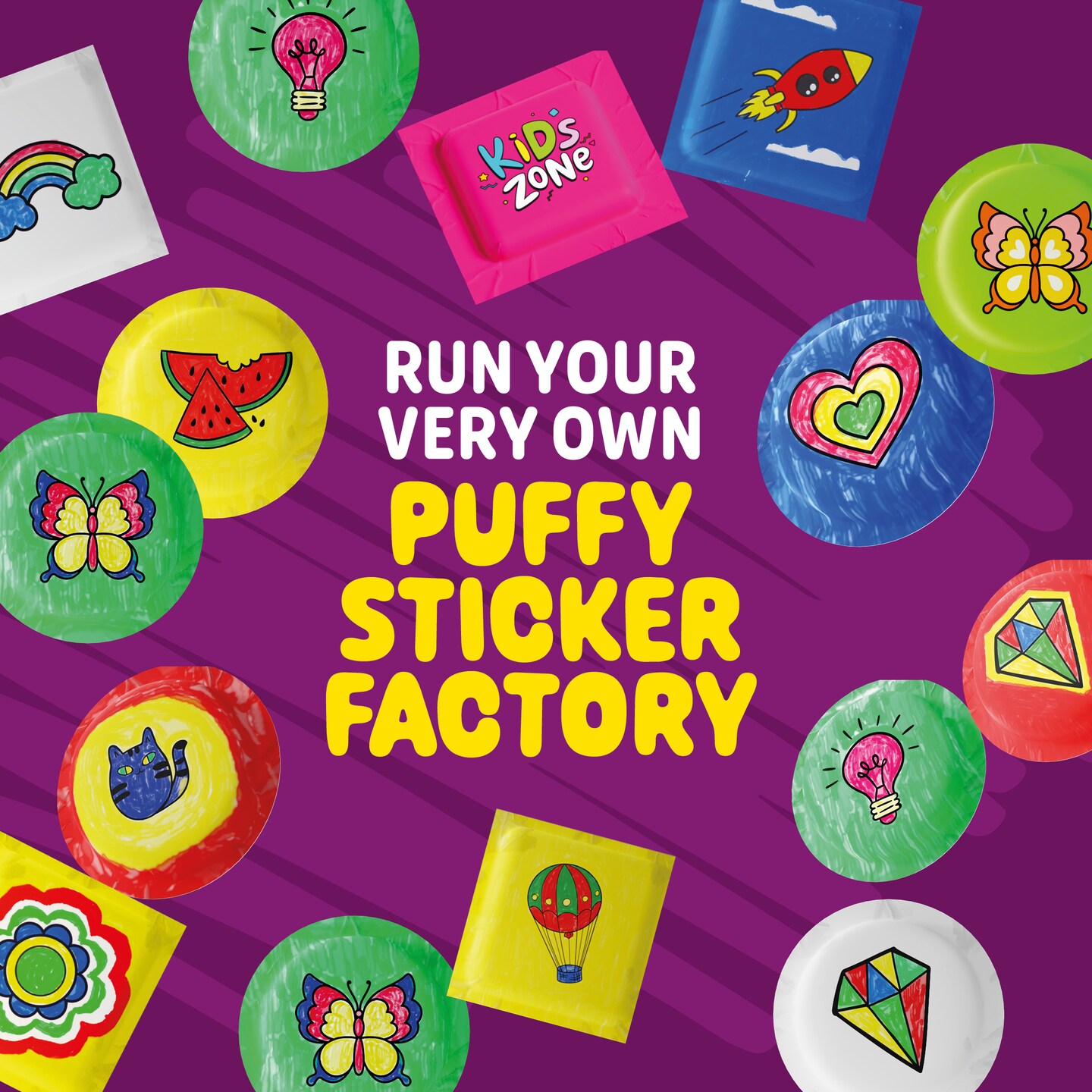 Puffy Sticker Maker Kit for Kids - Make Your Own 3D Stickers - Create DIY Squishy Arts and Crafts - Easter Craft Kits for Girls &#x26; Boys Ages 6-10 - Birthday Gift Ideas Age 6 7 8 9 10 Year Old Gifts