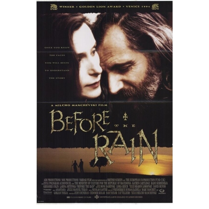 Pop Culture Graphics Before The Rain Movie Poster Print (27 x 40) - Item  MOVIH3367