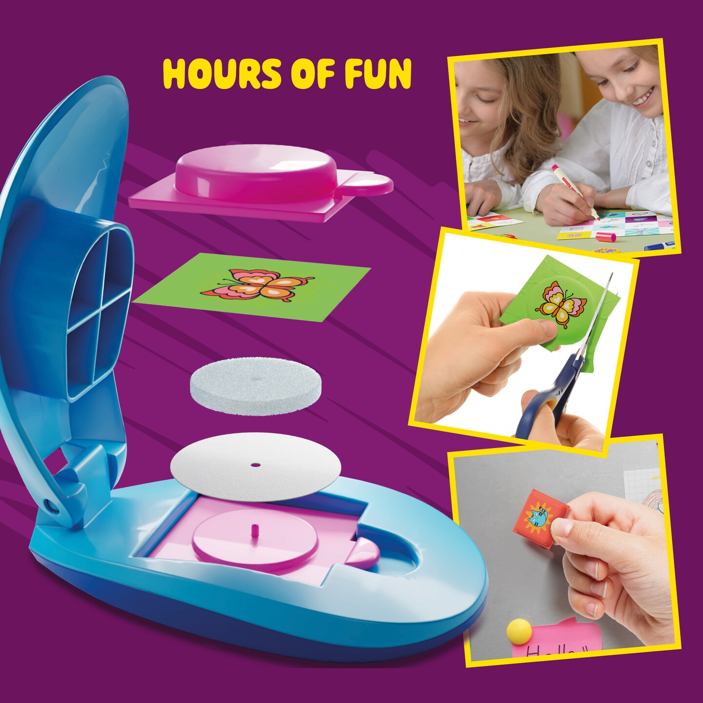 Puffy Sticker Maker Kit for Kids - Make Your Own 3D Stickers - Create DIY Squishy Arts and Crafts - Easter Craft Kits for Girls &#x26; Boys Ages 6-10 - Birthday Gift Ideas Age 6 7 8 9 10 Year Old Gifts