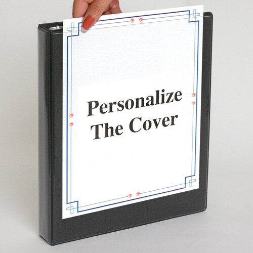 Flip Chart Easel Presentation Binder Landscape/Horizontal - Black