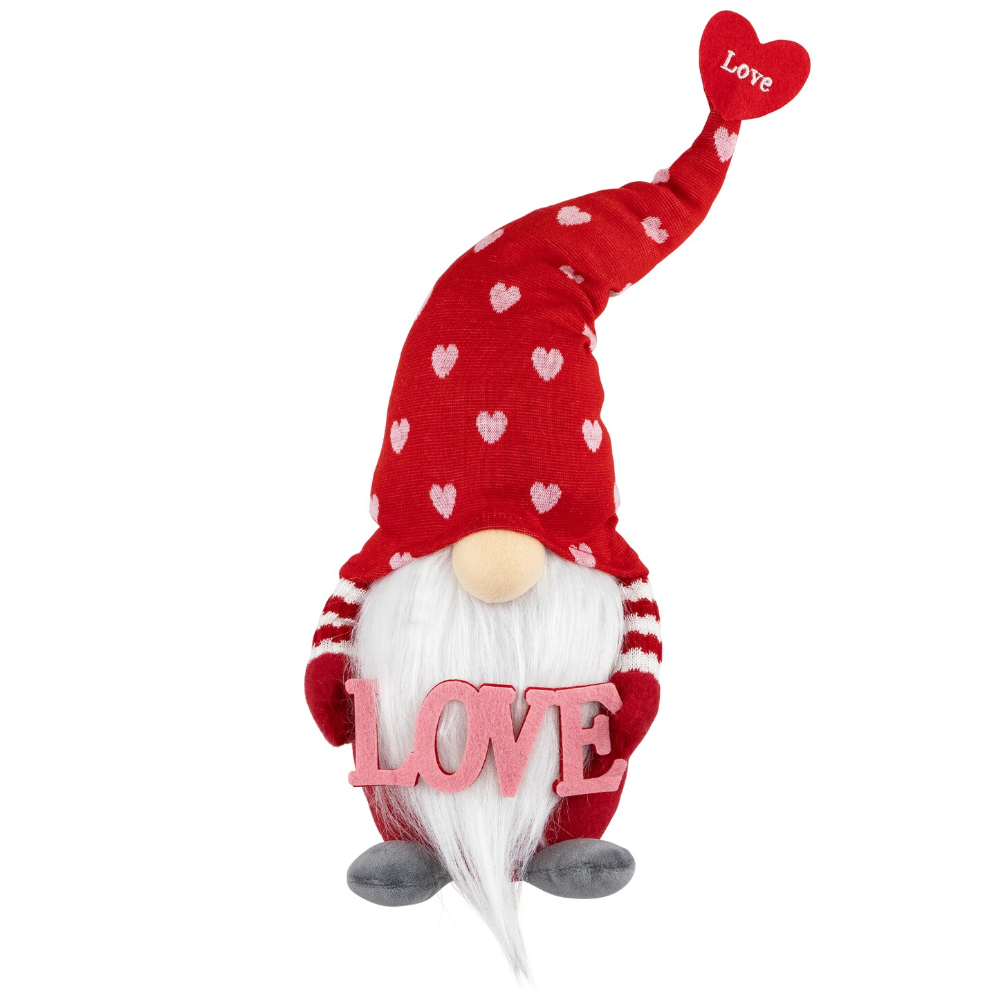 Northlight Hearts and Love Valentine&#x27;s Day Gnome - 18.5&#x22;