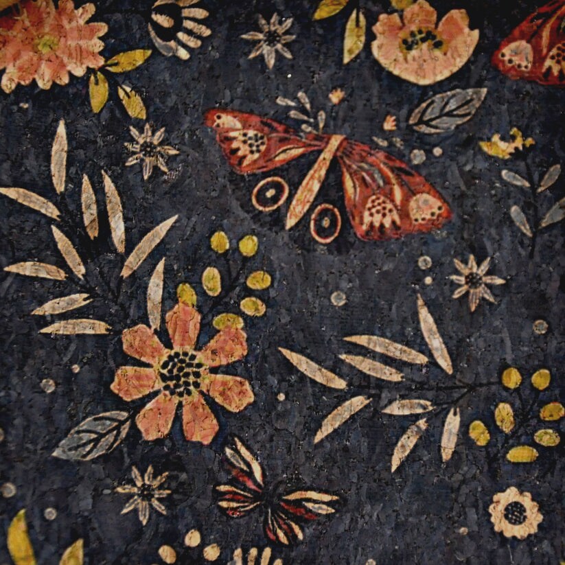 Belagio Cork Fabric, 18" x 15", Butterfly, Multi Michaels