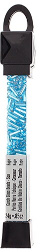 John Bead Size 3 Silver Lined Czech Glass Bugle Beads, 19g