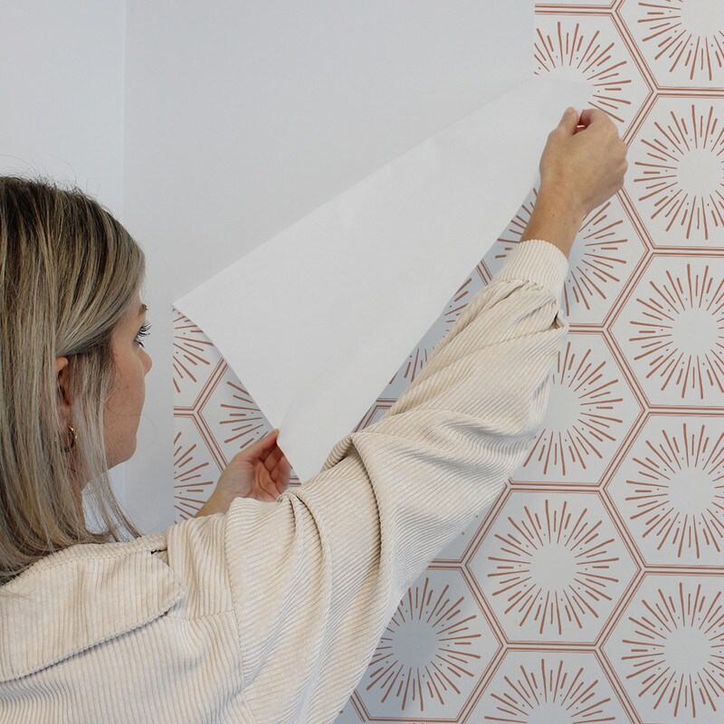 Tempaper Hello Sunshine Peel and Stick Wallpaper Bronze