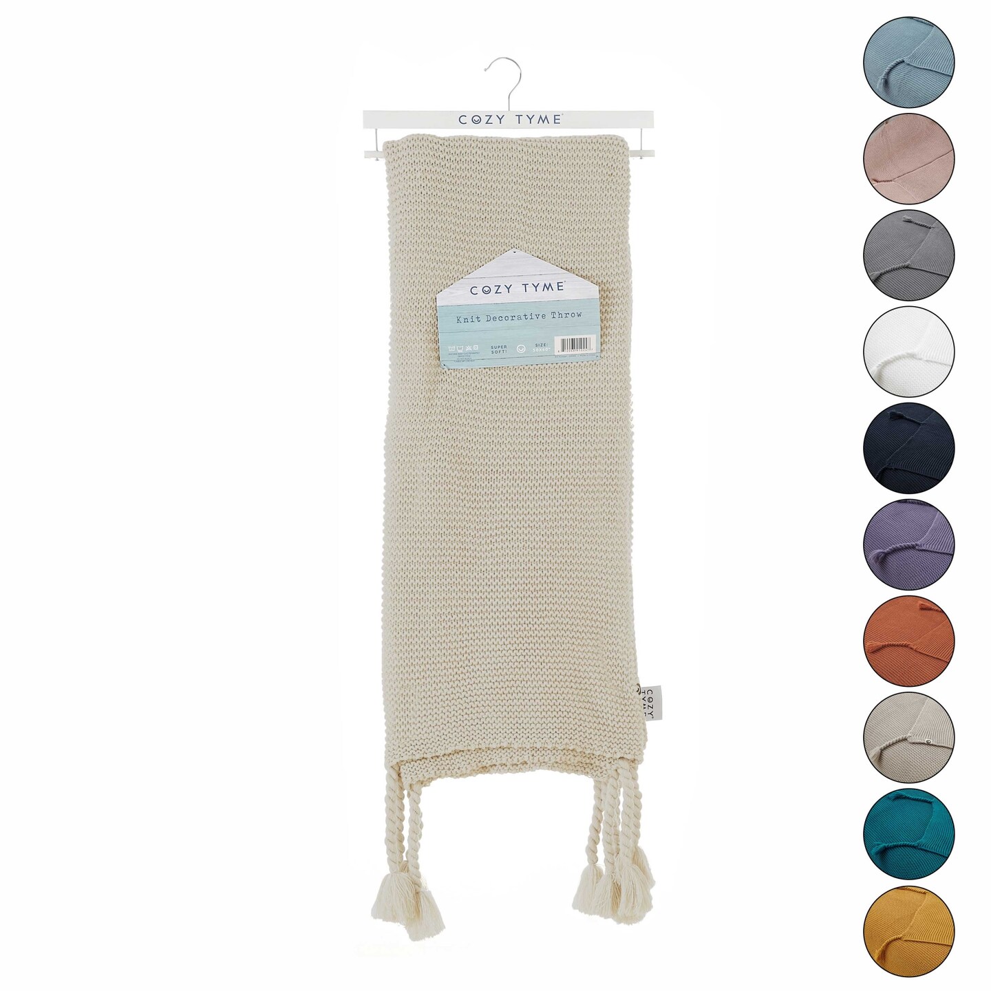 Garrison Acrylic Knit Throw