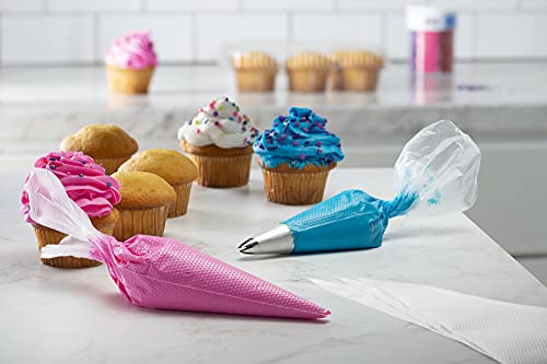200 Pieces Anti Burst Piping Bags - 12 Inch, Pastry Bags, Icing Piping Bags, Tipless Piping Bags, Icing Bags, Frosting Bags, Piping Bags, Cookie Decorating Supplies