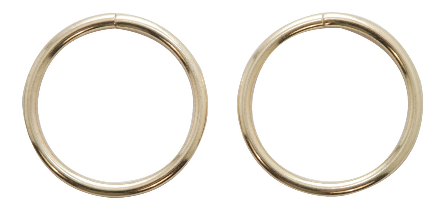 2.25&#x22; Large Purse Rings, Gold