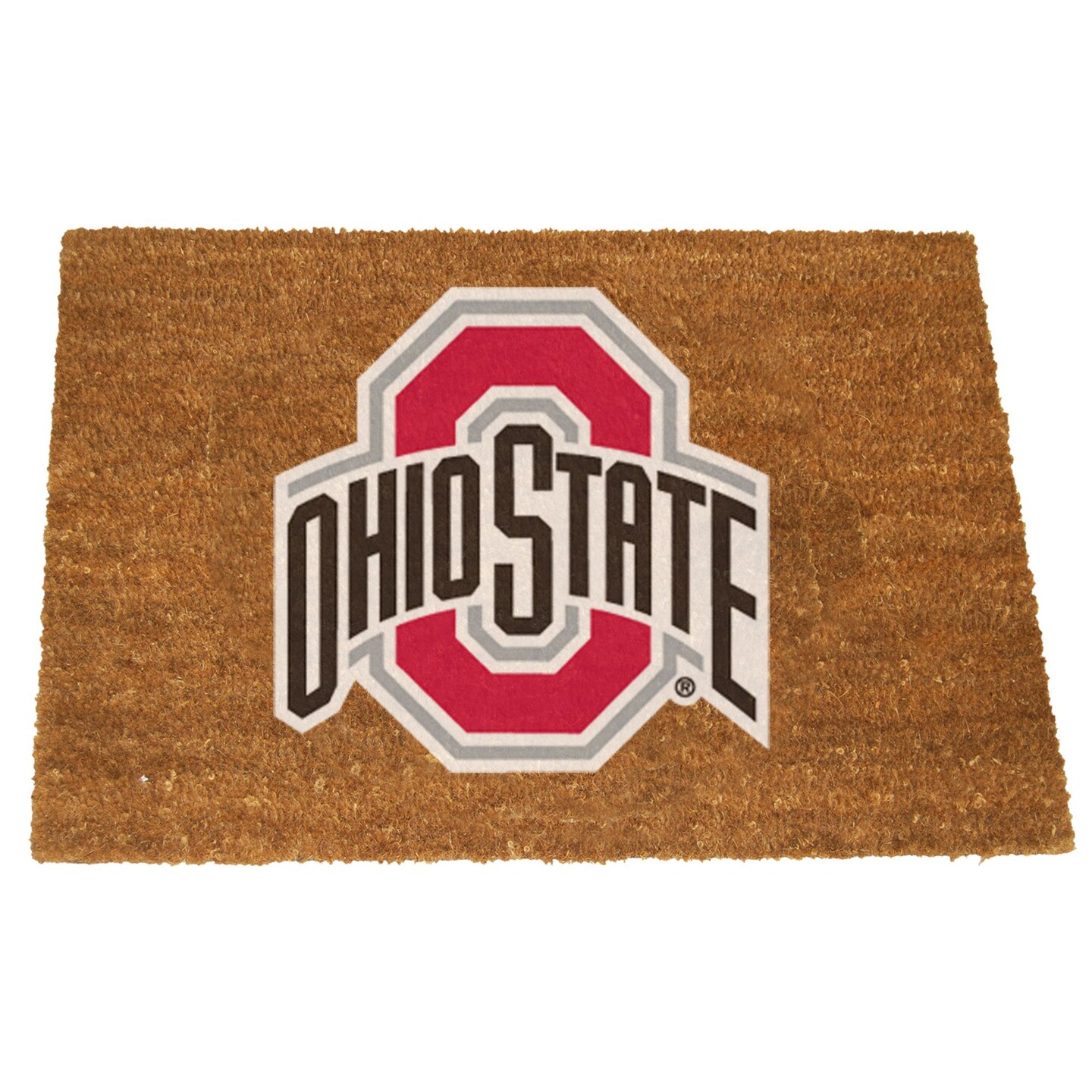Memory Company NCAA Ohio State Buckeyes Rectangular Coir Door Mat 29.5&#x22; x 19.5&#x22;