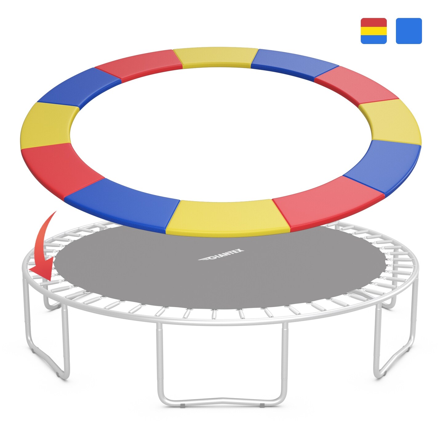 Trampoline Spring Safety Cover without Holes