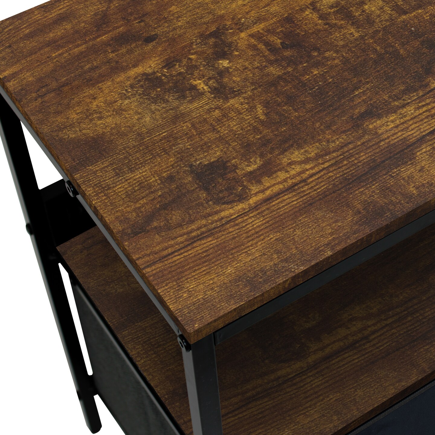 Sorbus TV Stand Dresser with 2 Drawers - Television Riser Chest with Storage - Bedroom, Living Room, Closet, &#x26; Dorm Furniture