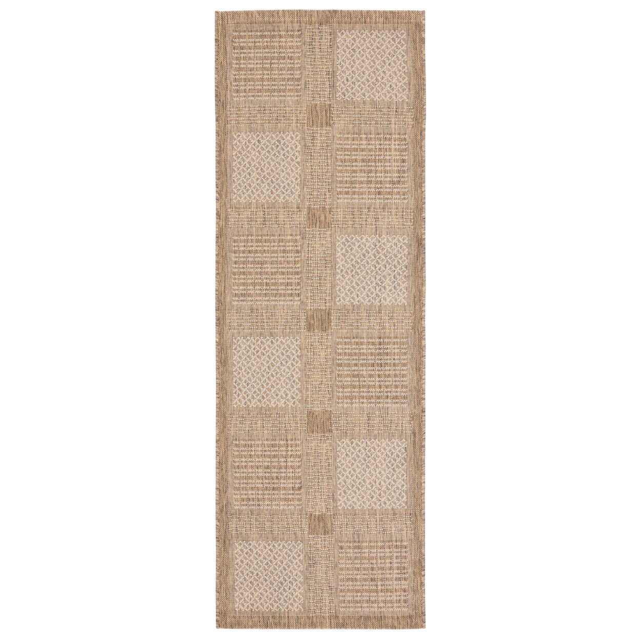 Safavieh   Outdoor CY1928-3009 Courtyard Brown / Natural Rug