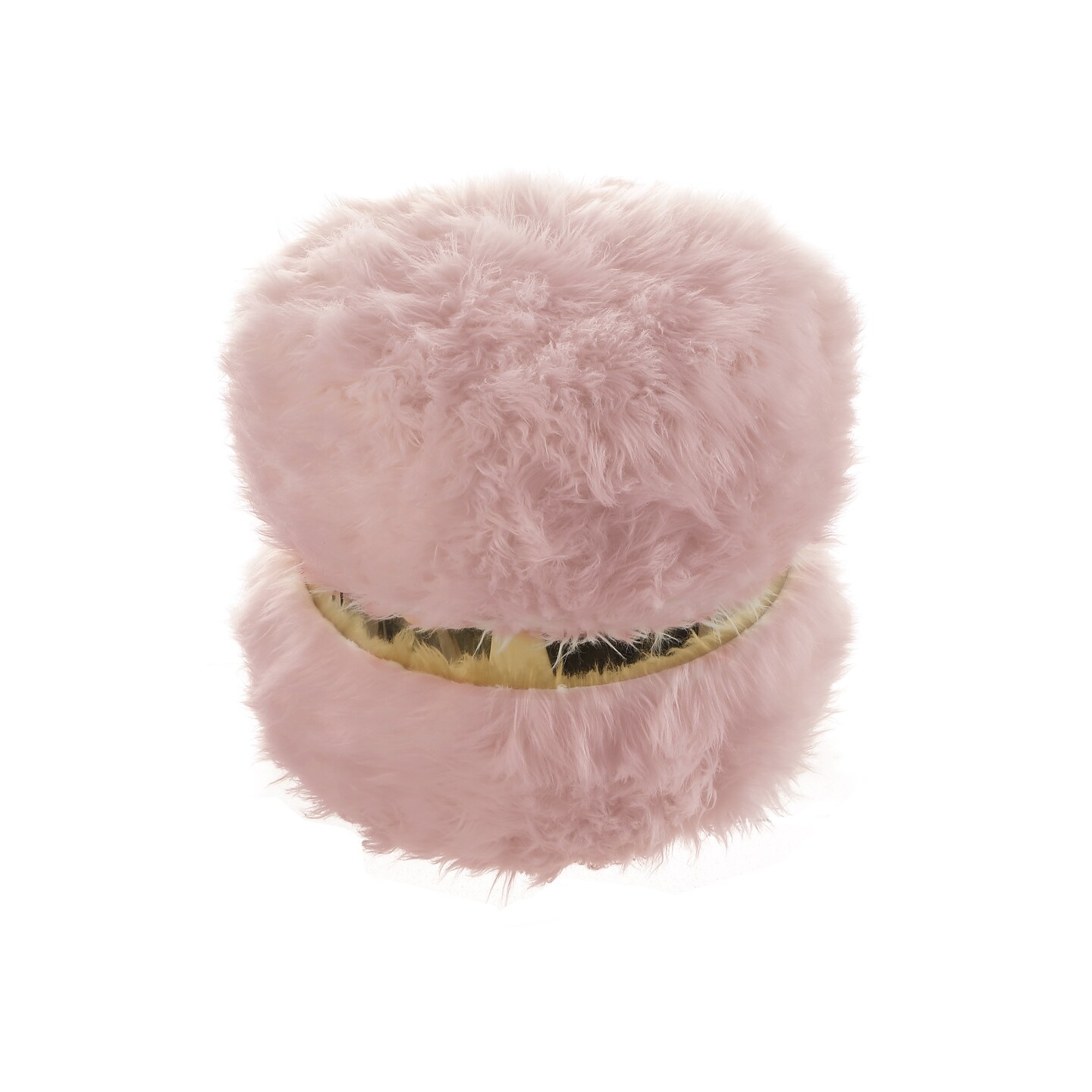 Hassan Faux Fur Ottoman