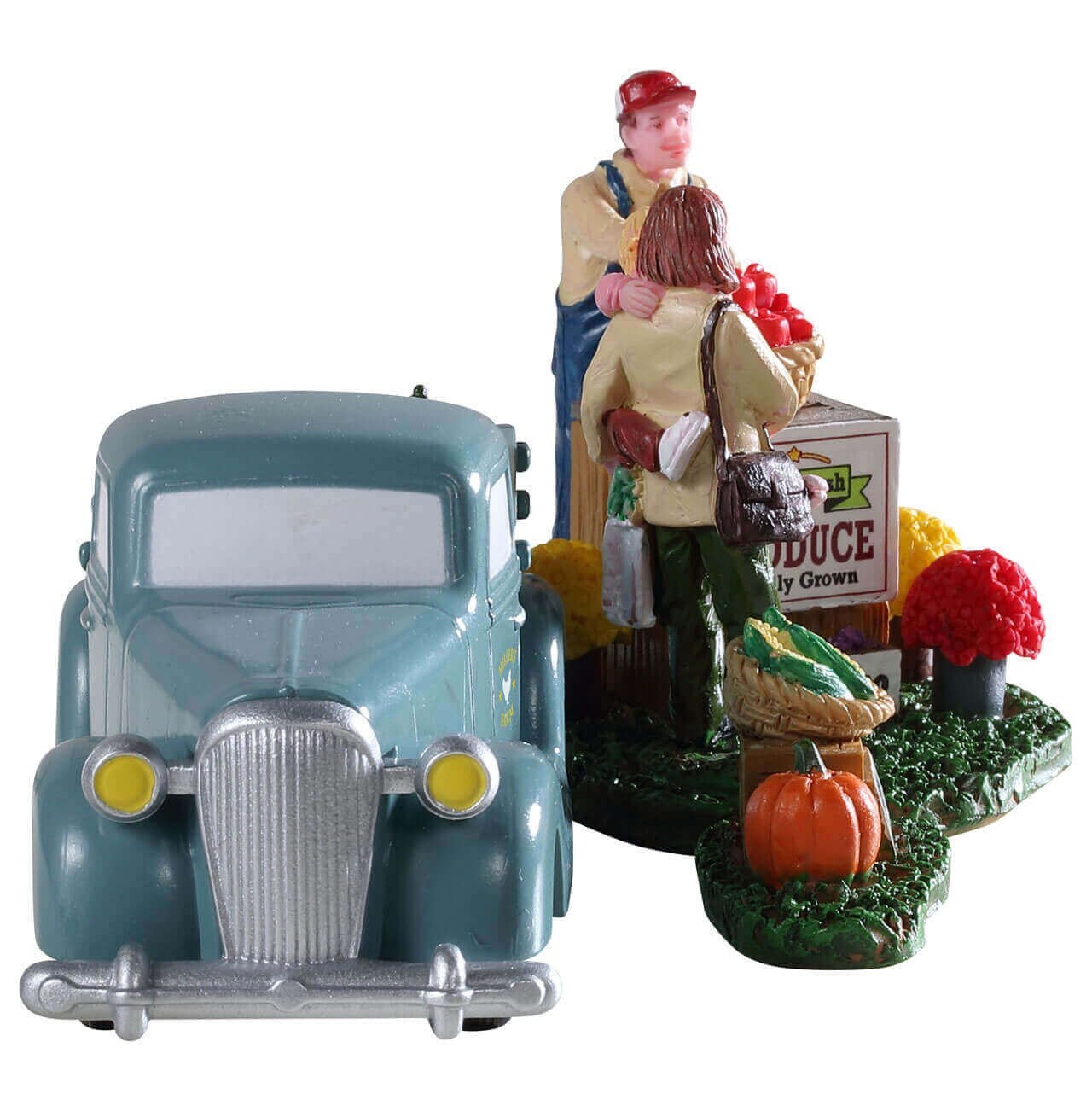 Lemax© Harvest Crossing Village Accessory™: Buy Local, Set of 2