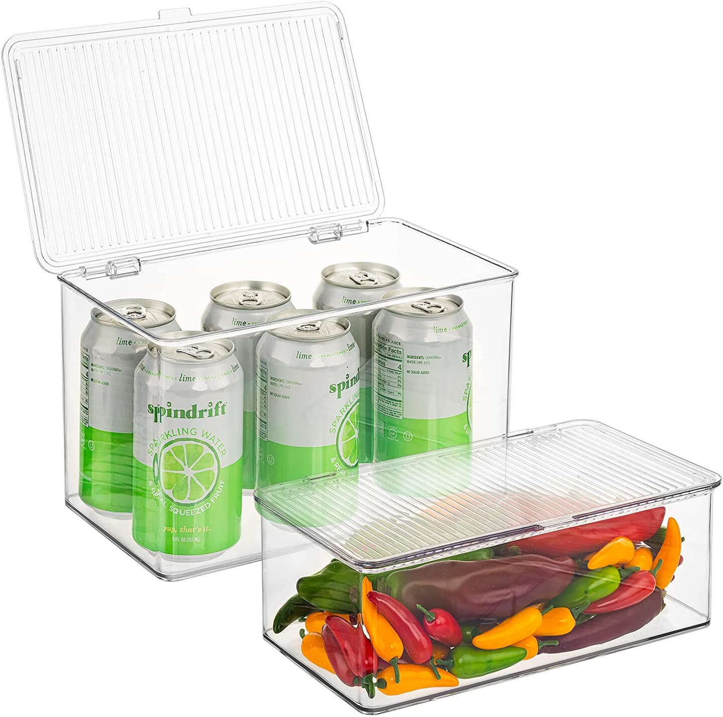Sorbus Refrigerator and Freezer Organizer Bins & Reviews