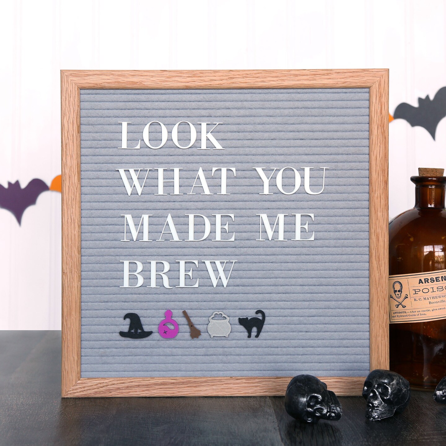 Witch's Brew by Candy Letters • Spooky Halloween and Fall Decor Letter  Board Icons • Letterboard Accessories