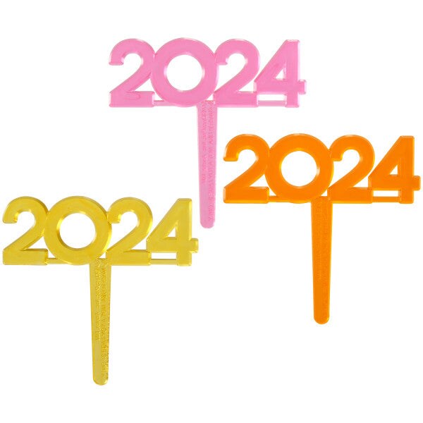 2024 Bold DecoPics Cupcake Decoration, 12ct Michaels