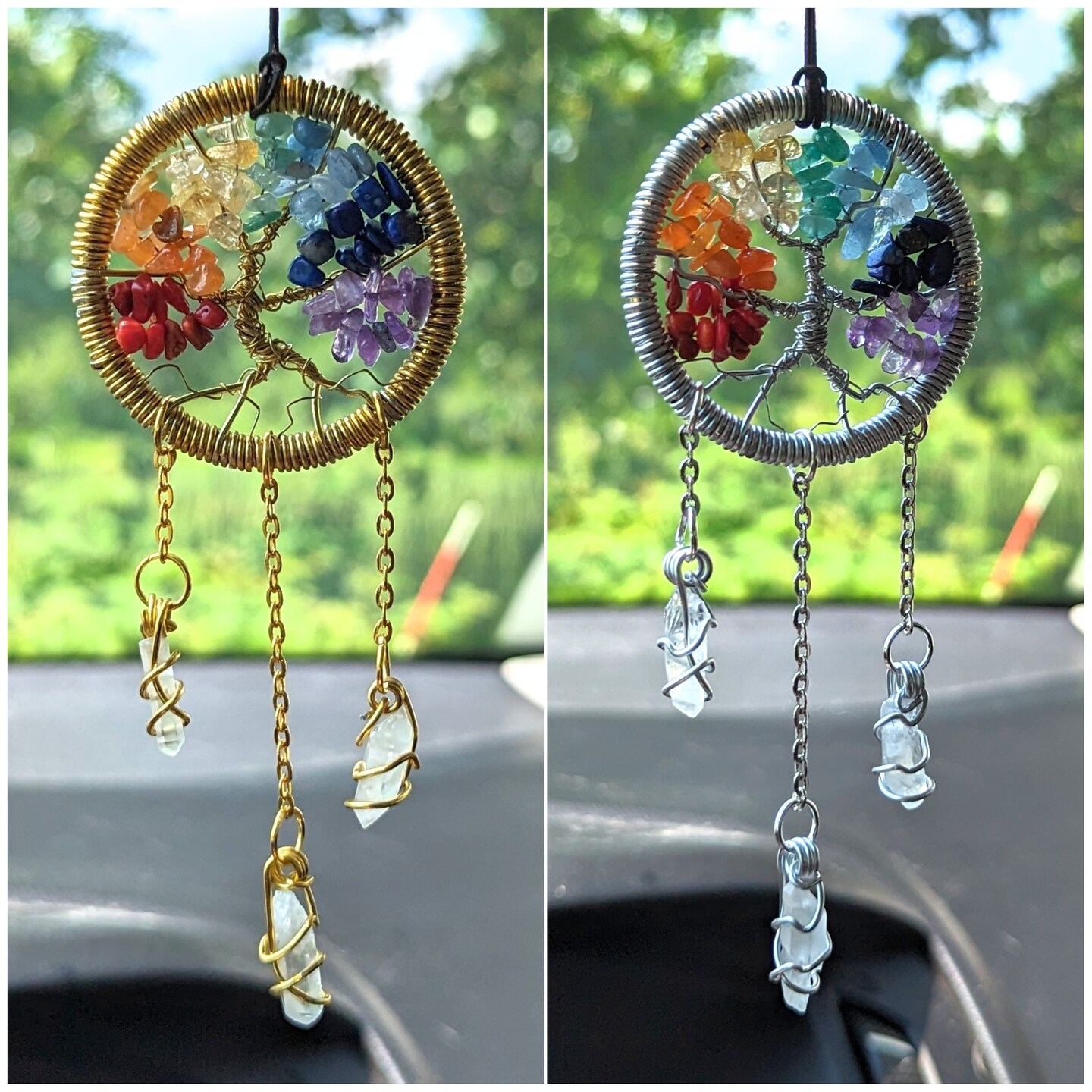 Rainbow Pride Chakra Tree of Life Sun Catcher-Handmade Rainbow