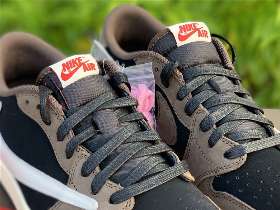 Tra.vis Sc.ott x Air Jordan 1 Low OG SP Dark Mocha For Men And 