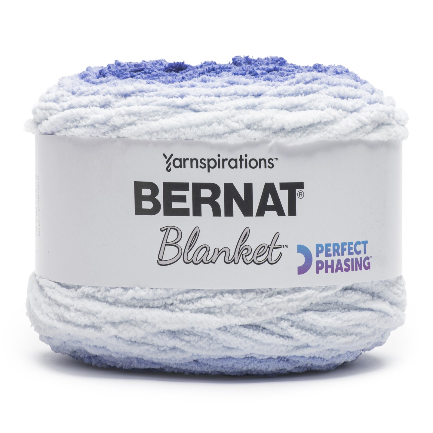 Bernat Blanket Perfect Phasing Yarn-Dark Blue