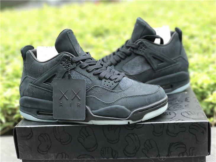 KAWS x Air Jordan 4 Black 930155 001 Sneakers for Men and Women MakerPlace by Michaels