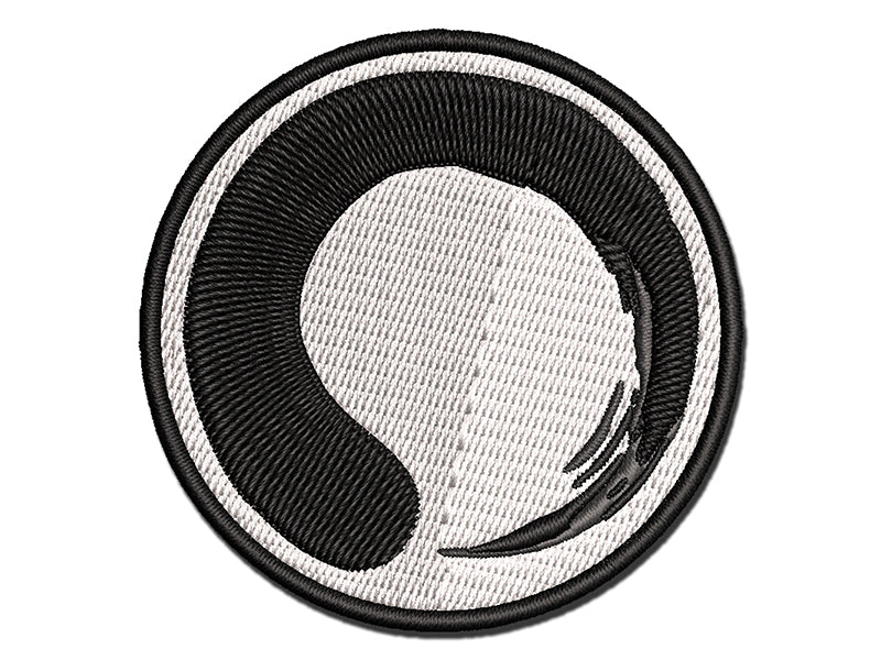 Enso Zen Buddhism Infinity Circle Multi-Color Embroidered Iron-On or Hook &#x26; Loop Patch Applique