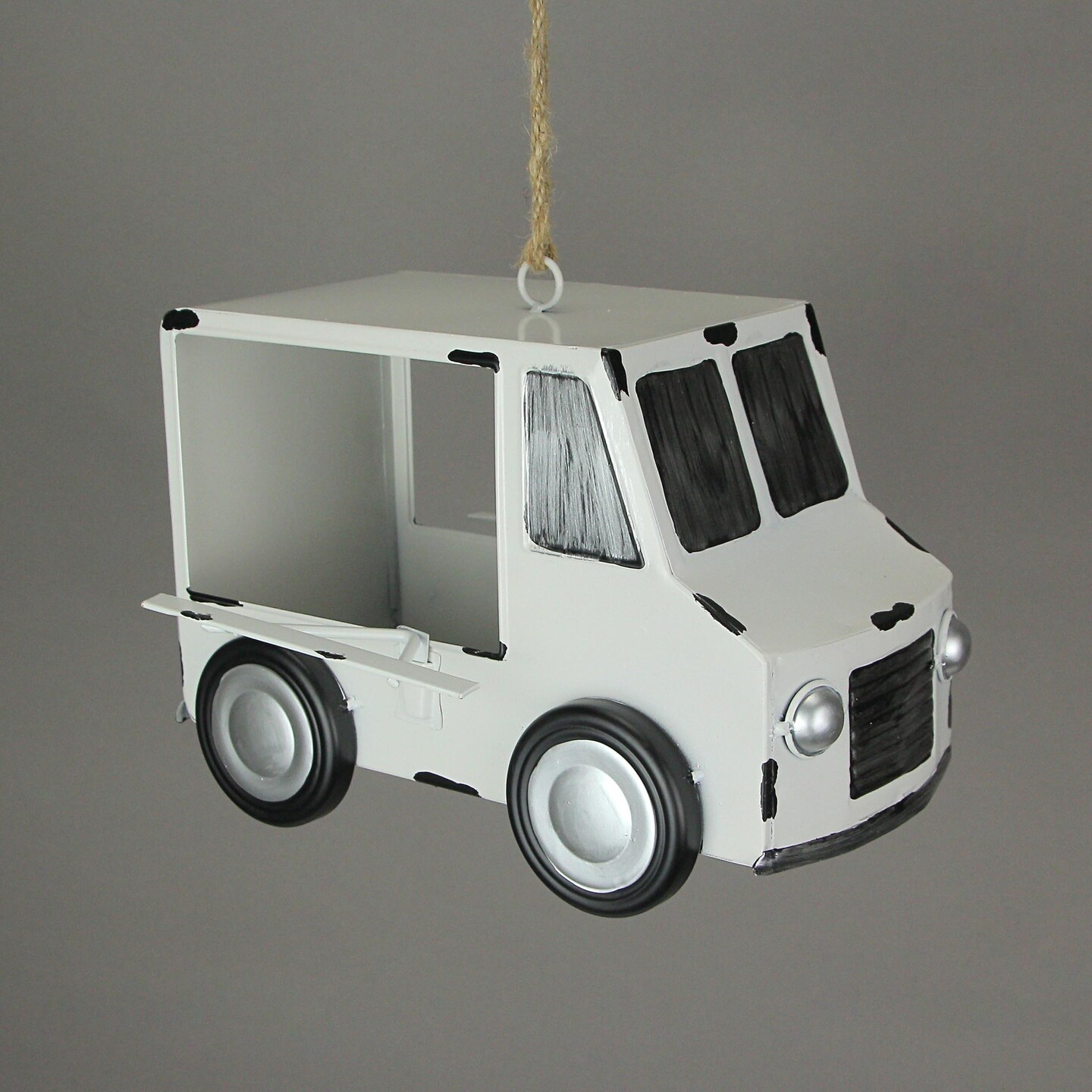 Metal Truck Decorative Hanging Bird Feeder Home Garden Decor Patio Art