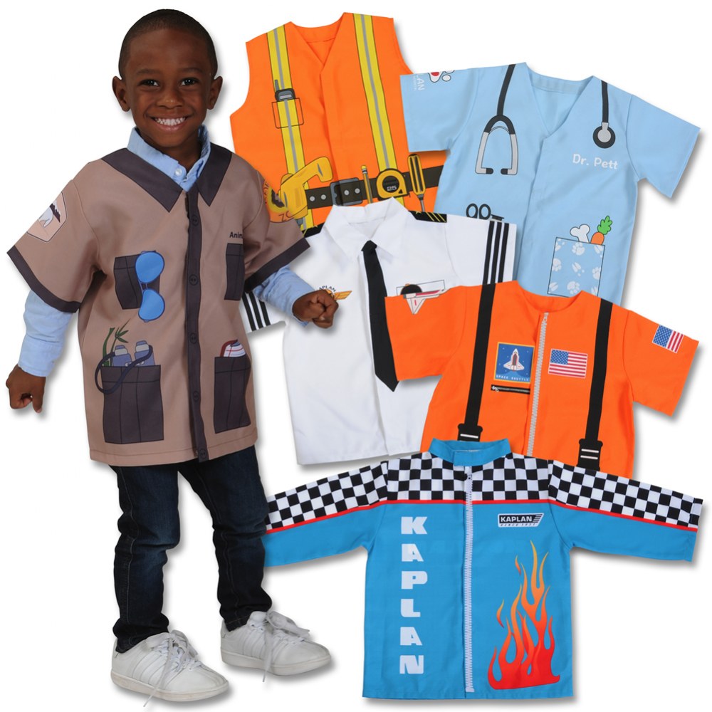 Kaplan Early Learning Company When I Grow Up Career Preschool Shirts - Set of 6