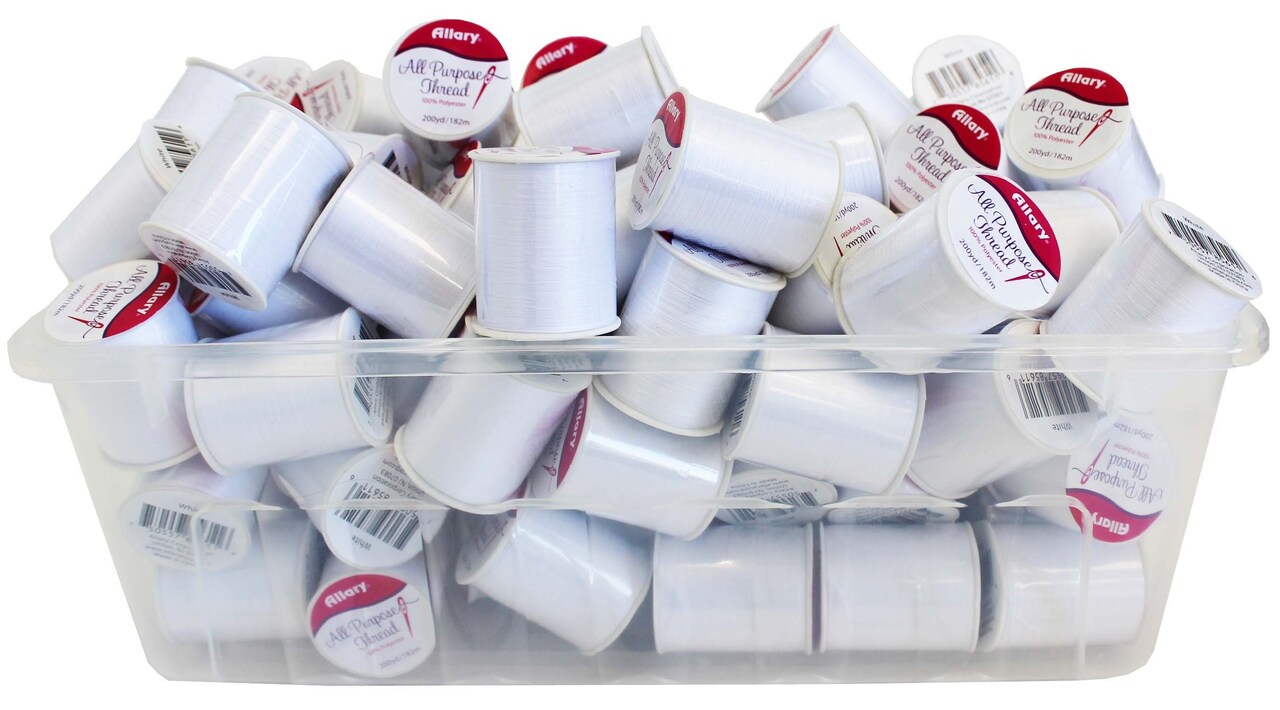 Allary All Purpose Sewing Thread (bulk) 144/Pkg-White | Michaels