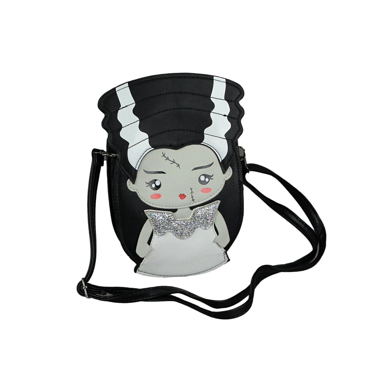 Adorable Sleepyville Critters Bride of Frankenstein Crossbody