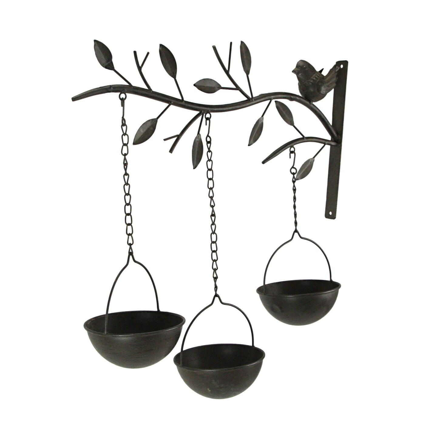 Metal Tree Branch Plant Hook Basket Hanger Bracket Decorative Wall Decor