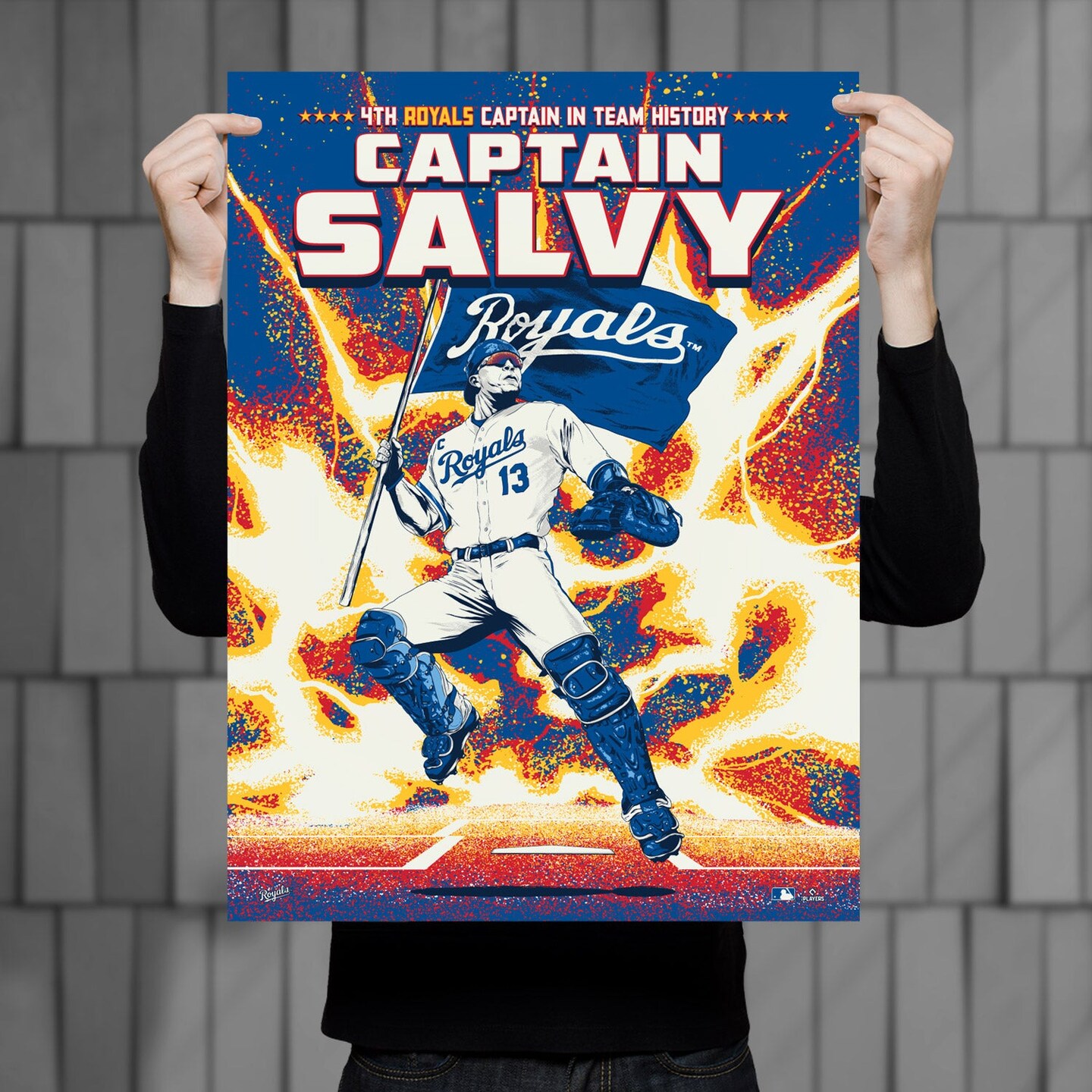 Salvy (Salvador Perez) Kansas City Royals - Officially Licensed MLB