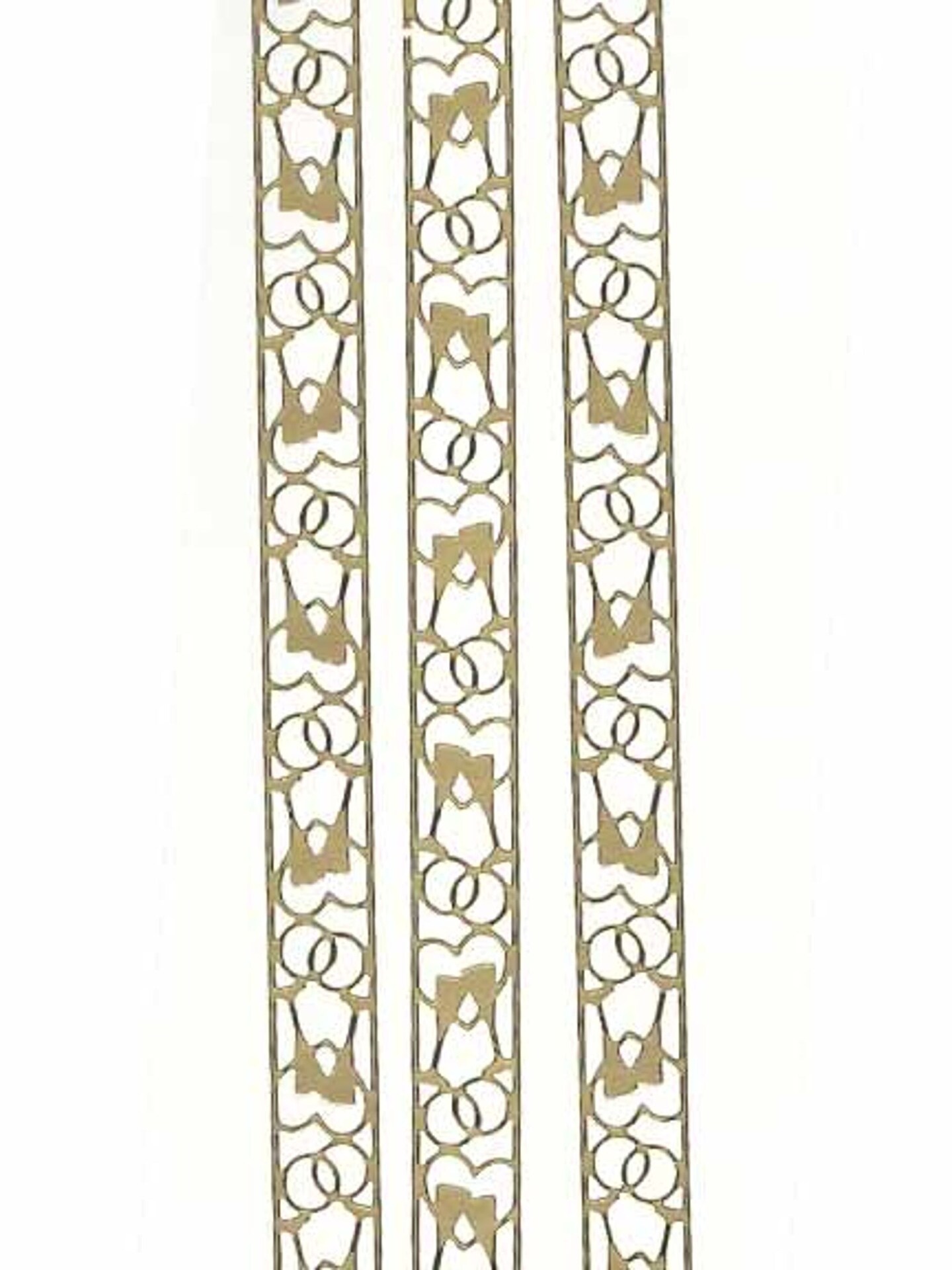 Starform Deco Stickers - Wedding Ribbon - Silver